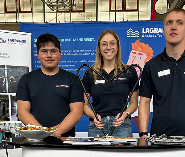 Das Lagrange Team auf der Ausbildungsbörse in Bad Kreuznach